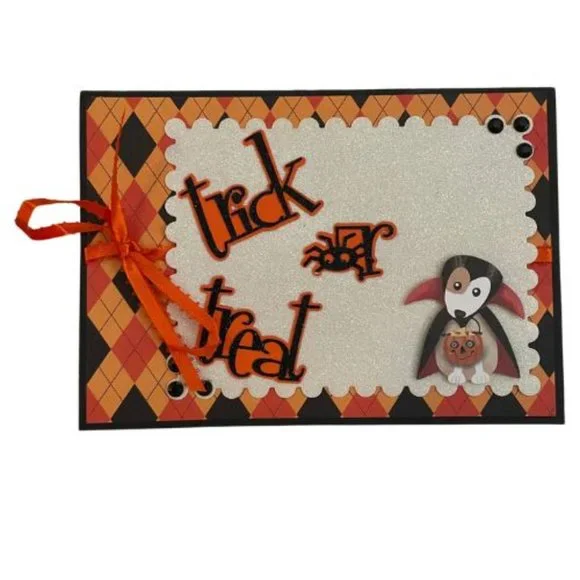 Handmade Trick or Treat Halloween Greeting Card - Picture 1 of 5